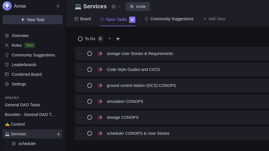 Dework - Open Tasks