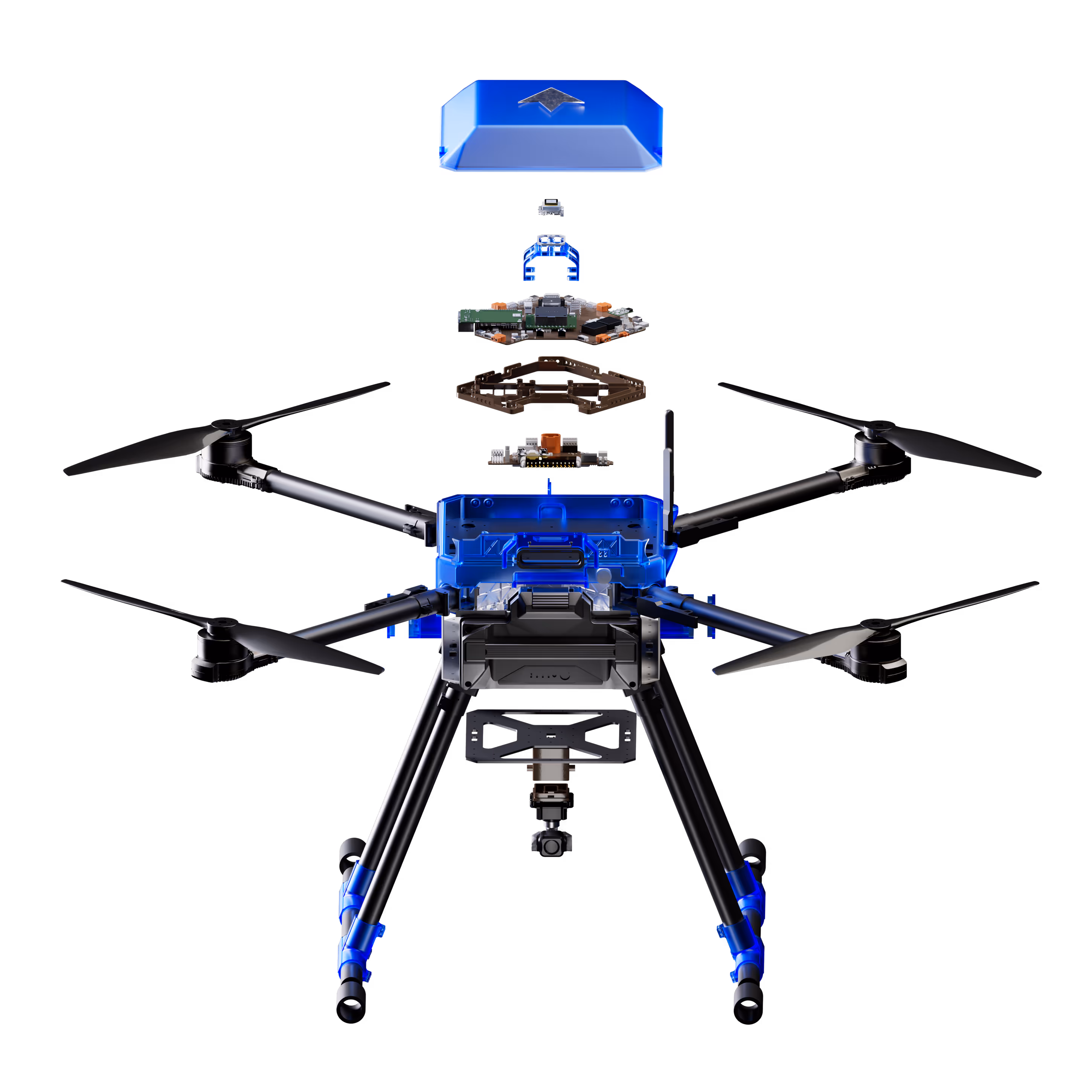 Project Quiver drone 3D render